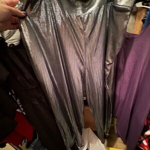 Shiny Metallic Pants